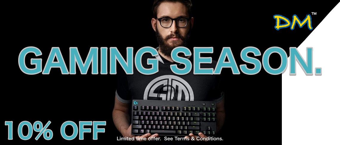 Gaming Season. Get 10% OFF.
